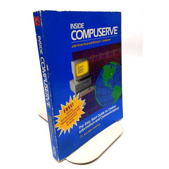 Vintage 1990 INSIDE COMPUSERVE Early Online User Guide Bulletin Board Computing - Picture 2 of 11